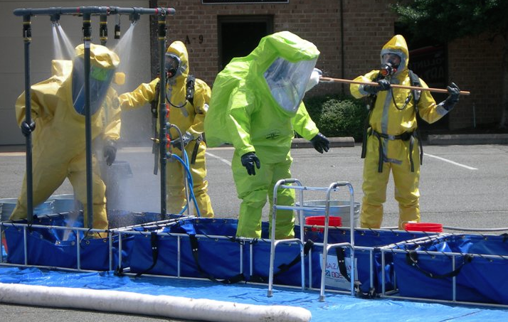 HazMat Suit Decontamination