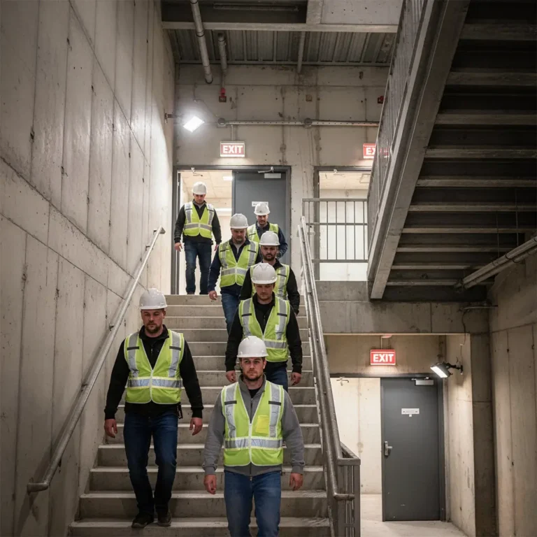 Evacuation Procedures in Construction Environments