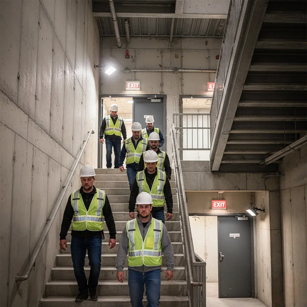 Comprehensive evacuation procedures in construction environments safety training for workers and workplace