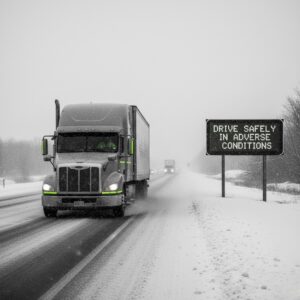 Driving Defensively for CDL/Large Vehicle Drivers Handling Adverse Conditions - Spanish