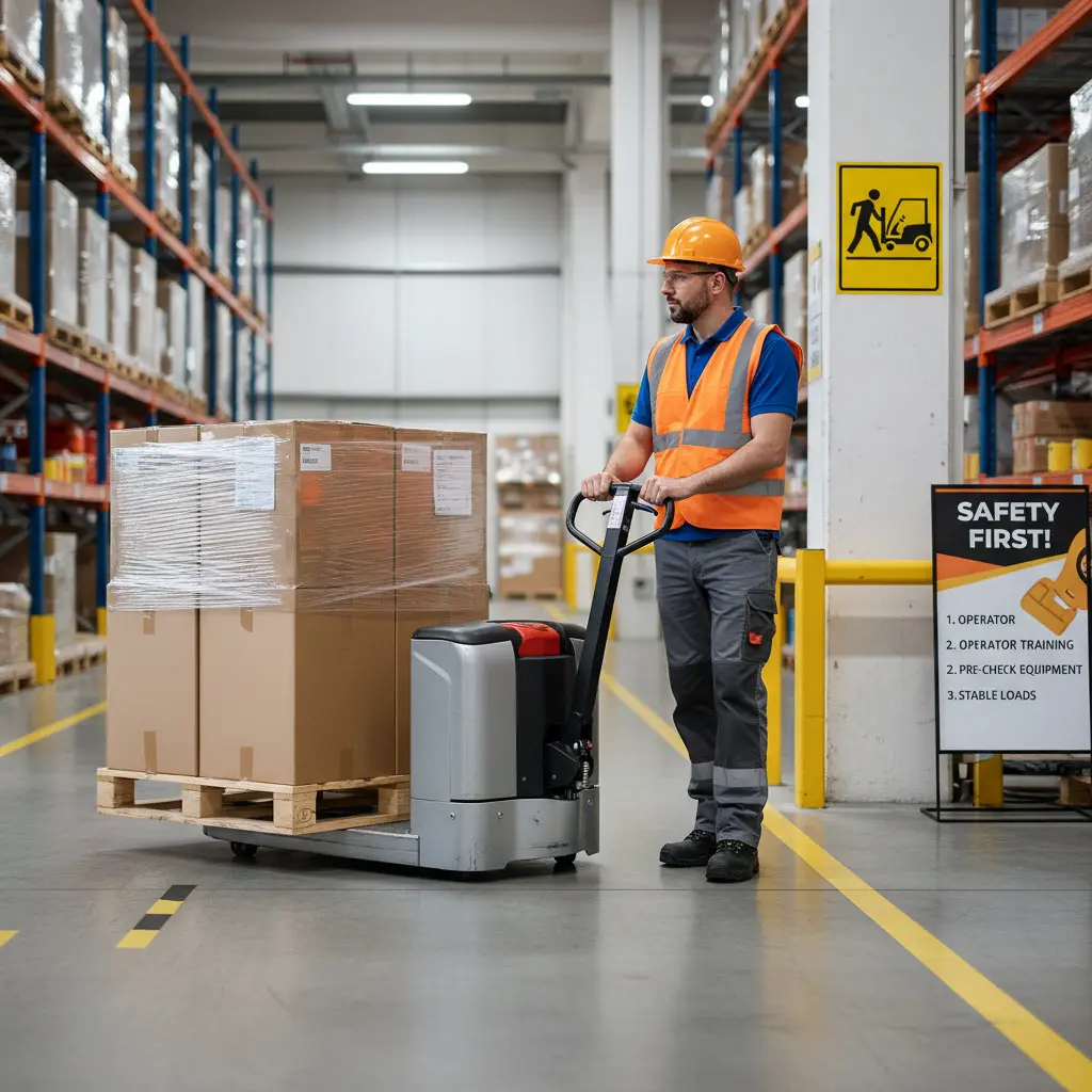 Comprehensive motorized pallet truck safety safety training for workers and workplace for workplace compliance