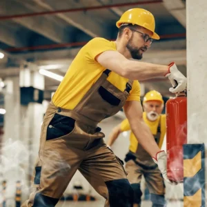 Comprehensive using fire extinguishers in construction environments safety training for workers and workplace