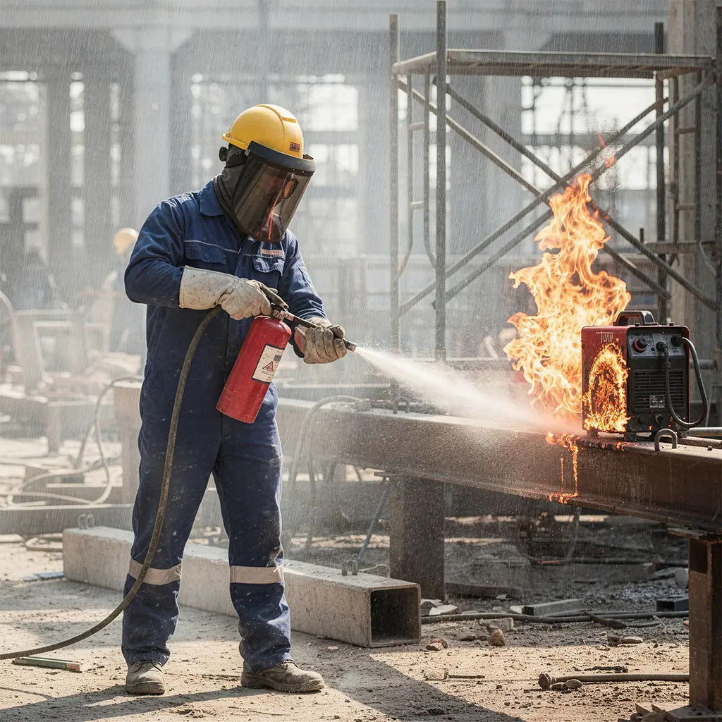 Using Fire Extinguishers in Industrial Environments