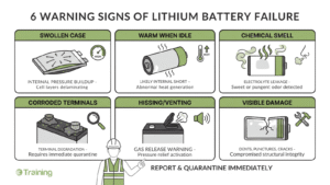 Warning signs of Lithium Battery Failure