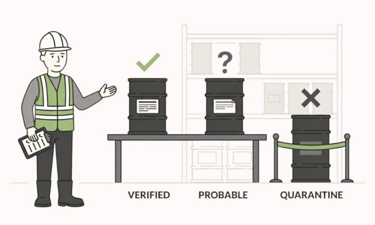SDS inconsistencies and chemical storage compliance