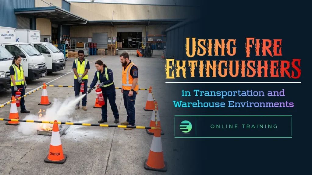 Using Fire Extinguishers in Transportation and Warehouse Environments